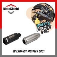 Exhaust Muffler By SC-Project SC01 - Performance Racing
