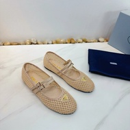 PD 2025SSS Early Spring New Style Ladies Flat Shoes Heavy Launch PRADA PRADA Early Spring T Taiwan C