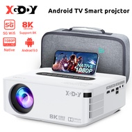 XGODY X1 Smart Proyektor Android9.0 2+16GB 4K 450 ANSI Lumens Dolby WiFi5 Bluetooth STB