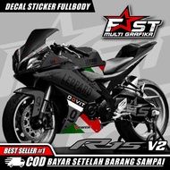 decal r15 v2/v3 Leopard Sticker decal striping fullbody yamaha R15 V2 Rockstar - Sticker decal strip