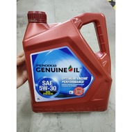 Perodua 5W30 (4L)+Oil Filter+Air Filter - Myvi 1.3/1.5 (-2017) & Alza Semi Synthetic Engine Oil 5W-3