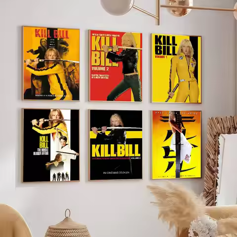 Movie Kill Bill Posters Dormitory Decorations Bedroom And Living Room Wall Murals Souvenirs