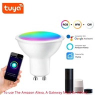 GU10 Bluetooth Lamp Tuya Smart Bulb RGB 220V Led Light Bulbs Smart Led Bulb 9W For Google Home Assis