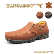 Kangaroo Men’s Premium Leather 360° Stitches Boots Shoe ( 9129 ) Plus Size Available Size 11