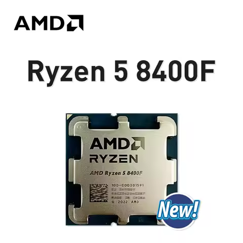 AMD Ryzen 5 8400F 4.2GHz 6-Core 12-Thread 4NM L3=16M NEW Processor 65W Socket AM5 R5 8400F DDR5 but 