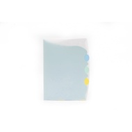 4-Compartment L Shaped Plastic Folder File Waterproof File Folder File Organizer (ODO) | Children's 
