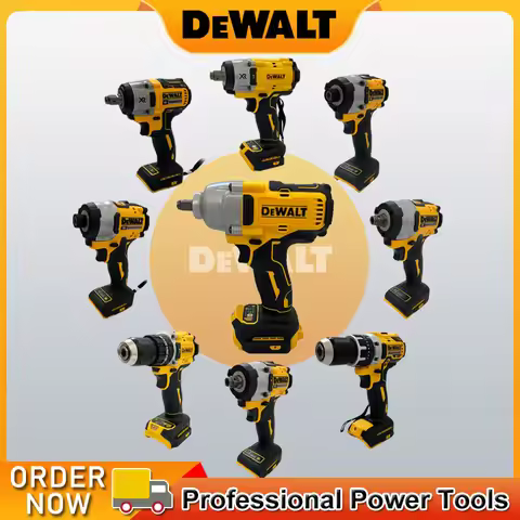 DeWalt Multifunctional Power Tools:Electric Screwdriver,Brushless Impact Wrench,Electric Impact Dril
