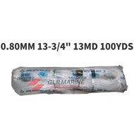 PUKAT JARING TANGSI 0.80MM X 13-3/4" 13MD 100YDS LWS WHITE JAYA (EAGLE) FISHING NET - GLR MARINE