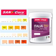 5 LITER SANCORA ITALIA ELEGANTE PREMIUM INDOOR PAINT CAT KILAT DALAM RUMAH