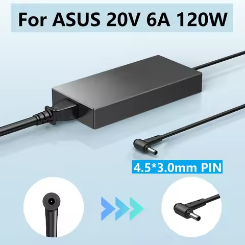 20V 6A 120W Laptop Charger For ASUS Zenbook Flip 15 Q528EH Q538EI UX534F Q537F Q547F Q536F Q506 Q546
