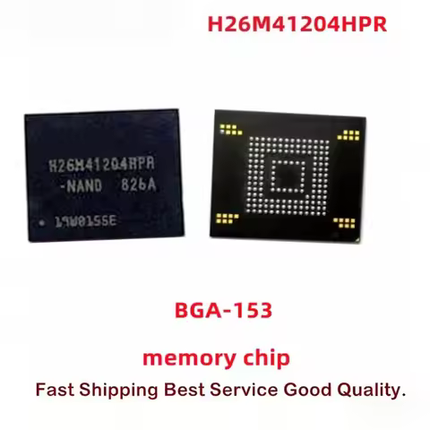 1 PCS/lotto Originale E Nuovo Di Zecca H26M41204HPR EMMC 5.1 BGA-153 H26M41204 Chip Di Memoria Pacch