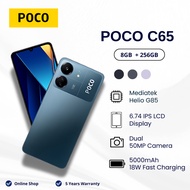 Poco C65 MediaTek Helio G85 |  Rear Camera| MIUI 14 NFC| 5000mAH Battery