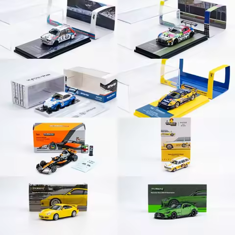 Tarmac Works 1:64 Bluebird 510 MCL60 Delta HF GT3 Bathurst RWB 993 Liberty Walk F40 GTE Black Series