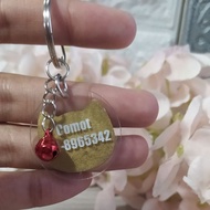 Cat Tag Keychain Name Tag Nama Kucing