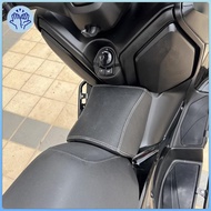 [Wishshopezxh] Motorcycle Seat Cushion PU Leather Water Resistant Long Rides Breathable Kids Soft Comfortable Front Child Seat for Xmax300