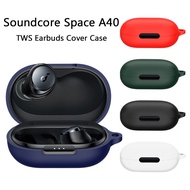 Earphone Cases for Soundcore Space A40 Headphones Cover Case Replacement Silicone Dustproof Anti-Scratch Earphone Case