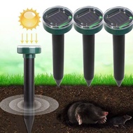 New Solar Energy Rat Repellent - Electronic Led Farm Snake Repellent Device - Vibration Ultrasonic R