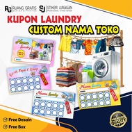 LAUNDRY COUPON, LOYALTY CARD, MEBER CARD