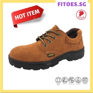 Steel Toe Safety Shoes Tan 138