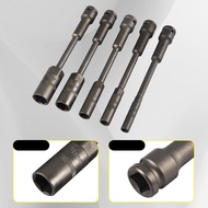 【TZCR】8-19mm Extra Long Thin Wall Socket 200mm Hex Nut Socket Wrenches for Automobiles