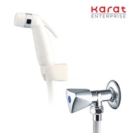 Karat Faucet ชุดสายฉีดชำระ พร้อมสต๊อปวาล์ว สายPVC ยาว 120 ซม. รุ่น EB74-11