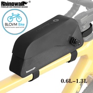 Top Tube Bag Rhinowalk BGY0053 0.6L-1.3L Plateau Series X Waterproof Magnetic Bicycle Top Tube Bag
