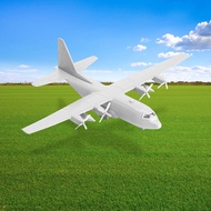[whfashionkk] Snap Together Mini Aircraft Model C130 Transporter 1/144 Scale Airplane Toy for Model 