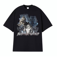 If They Talk Behind Yo Back Fart Wolf Literally Me Funny Meme Emo T-shirt Men's Clothing