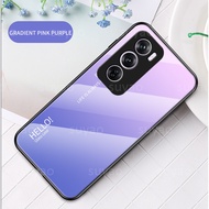 Realme C75 2024 Gradient TPU Tempered Glass Pattern Phone Case For Realme 14X C75 RealmeC75 C 75 75C