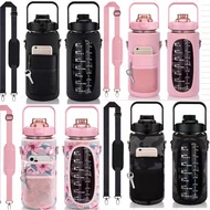 2L Tumbler Bag Water Bottle Bag Insulated Carrier Cup Cover Bag Holder Pouch With Strap