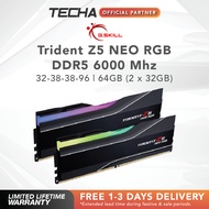 [FAST SHIP] G.Skill Trident Z5 Neo RGB | 64GB (2x32GB) DDR5 | 6000MHz | AMD EXPO | Desktop Memory