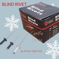 435 Brown Rivet Nails Brown/ 1000 Pcs Rivet Rivet Nut Rivet Screw