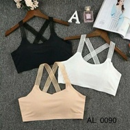 Student Bra with padded back strap - Sexy Gym and Yoga Bra, Thick, Good Antibacterial, Beautiful Pro