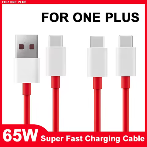 PD 65W For One Plus USB A Type C to Type C Super Fast Charging Cable For One Plus 12 11 10 9 8 T ACE