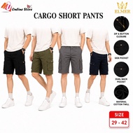 MU ELMER SELUAR POCKET PENDEK DEWASA / SELUAR 6 POCKET BERWARNA / MEN SHORT PANTS  / CASUAL SHORT PA