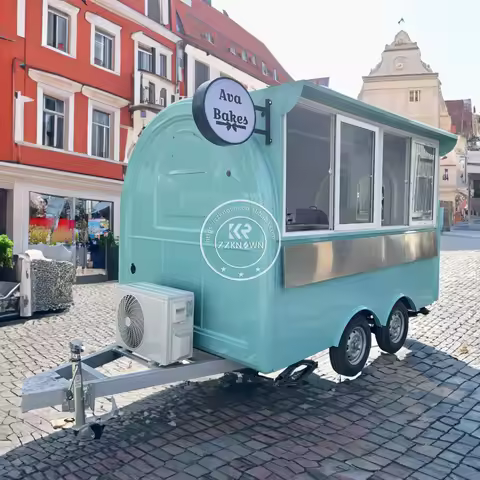 Mobile Coffee Food Car China Food Truck Sale Fully Equipment Food Truck Trailers Fully Equipped For 
