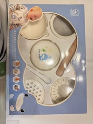 Blove 台灣 PUKU 藍色企鵝嬰兒餐具輔食品食物處理調理工具糊仔壓碎磨碎 離乳研磨器