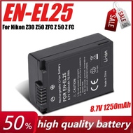 8.7V 1250mAh EN-EL25 Battery with SD Card Reader/Battery Storage Box /LCD Charger 3 in 1 for Nikon Z