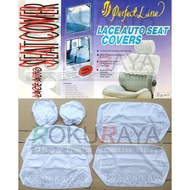 Hyundai Inokom Atos (1997 - 2007) Lace Auto Seat Cover Half Cover Set Car Care Interior Accessories Complete