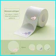 NIIMBOT B21/B203/B1/B3S Label Sticker Paper Transparent Series name sticker business label