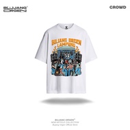 BUJANG ORGEN T-Shirt - " CROWD" - Regular Fit White Series T-Shirt