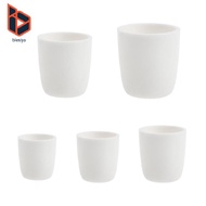 [Blesiya] 99% Al2O3 Alumina Cylindrical Lab Crucible Melting Pot Container 200ml