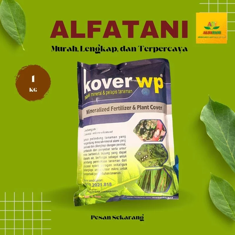 Pupuk Mineral dan Pelapis Tanaman Kover WP 1kg