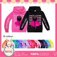 2022 Autumn And Winter Hoodie Print Squid Game Boys Hoodie Baby Clothing Jacket Sweater Jogging Sweatshirt Clothing Fashion Kids Sweatshirt