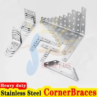 Shelf Support Stainless Steel Right Angle Bracket Corner Brace L Shape Furniture Joint Shelf Support