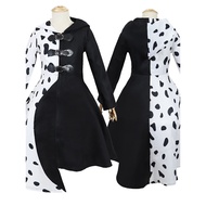 halloween costume women halloween Halloween Dalmatian Themed Black & White Witch Costume