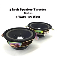 *** 1 PCS *** 4 INCH Speaker Tweeter  8ohm ( 8 WATT - 15 WATT )