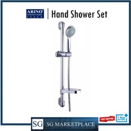 Arino 5 Function Hand Shower Set with Brass Sliding Bar | AR-932C-S | Free Shipping | 1 Year Warrant