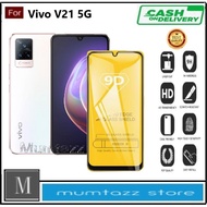 LAYAR HP Tempered Glass Promo Vivo V21 V21s V21e V21 5G V21e 5G Anti-Scratch Full Screen Glass Full 