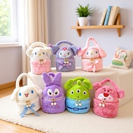 Plus Plush Toy Backpack Cartoon Cosmetic Bag Claw Machine Doll Exchange Girlfriend Accessories Bear 